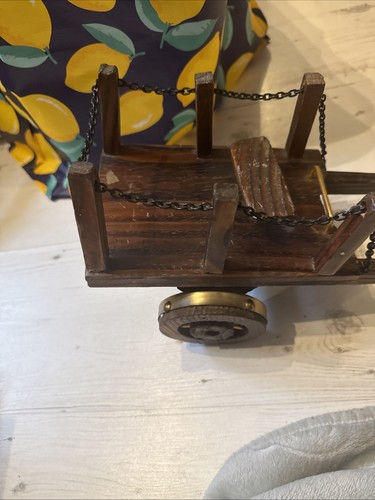 Vintage wooden cart - vintage,