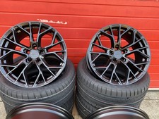 19” FORD STYLE ALLOY WHEELS GLOSS BLACK FOCUS KUGA 8X19 5X108 ALUWERKS & TYRES