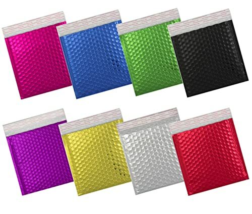 Shiny metallic foil bubble - metallic,