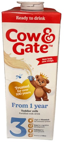 Cow gate milk from 1 - lt,