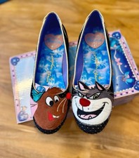 Irregular choice Disney Cinderella Shoes Lucifer And Gus flat New Size 6 39 BNWT