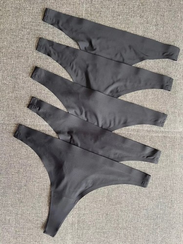 Pack ladies black thongs - pack,