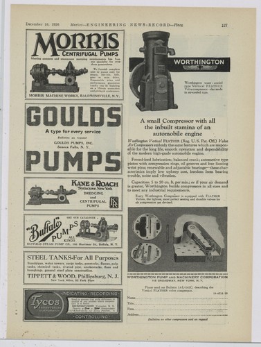 1926 worthington pump - pump, &