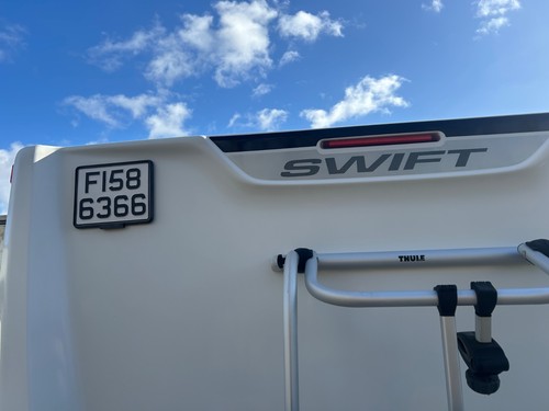 Caravan trailer number - number, plate