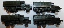 ROCO MINITANKS HO ref 192. 4 x US 5T CARGO TRUCK 6x6 M54 A2 .MILITARY VEHICLE