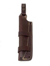 TBS Leather Nordic Dangler Brown Multi Carry Left Handed Knife Sheath CLEARANCE