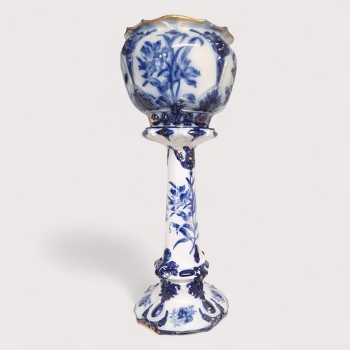 Antique blue flow 19th century - antique,