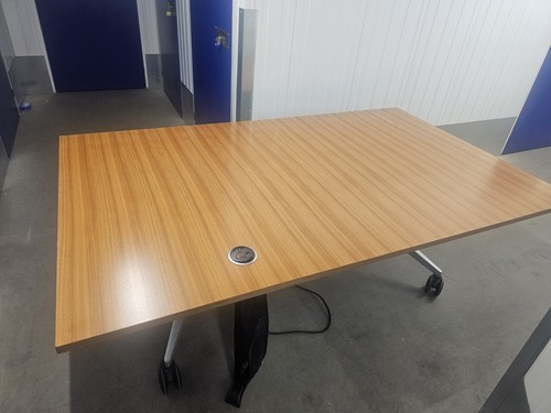 Folding conference table desk - table,