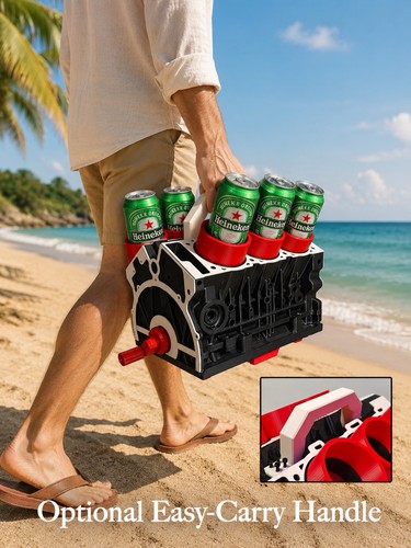 Engine beer holder rotating - v6,