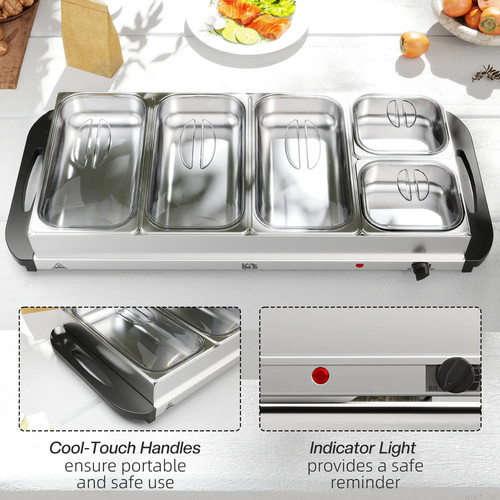 Premium tray electric buffet - electric,