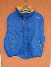 Vintage SPARCO Sleeveless Jacket Mens Large Lined Vest Gilet Blue Made in Italy