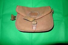 Vintage Brady 75 Halesowen canvas & leather shotgun cartridge bag hunting