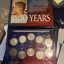5 Decades of JFK Half Dollars