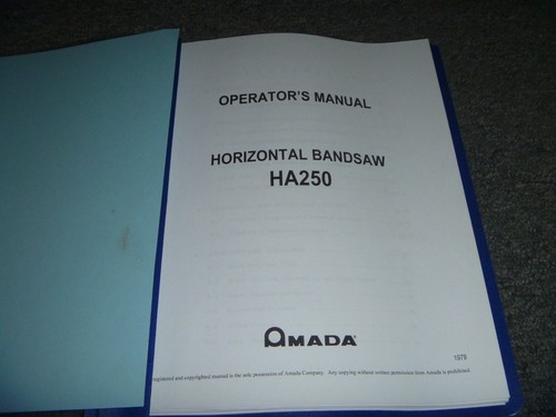 Amada ha250 - ha250, (original)