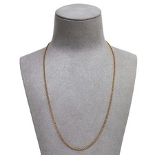 Pre-Owned 9ct Gold Belcher Chain Necklace 20 Inch