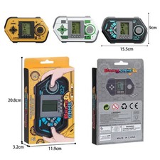 Retro Brick Game Handheld Console – Classic Tetris Puzzle LCD Games