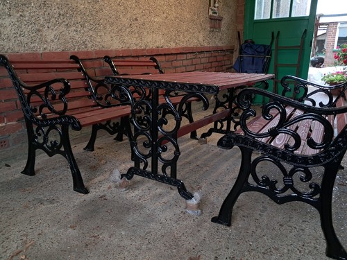 Cast iron garden furniture - cast,