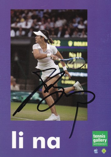 Chinese tennis player - li, na
