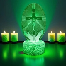 USB Jesus light Cross 3D