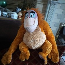 Disney Store Rare King Louie Soft Toy Jungle Book Stamped Plush 15" approx 