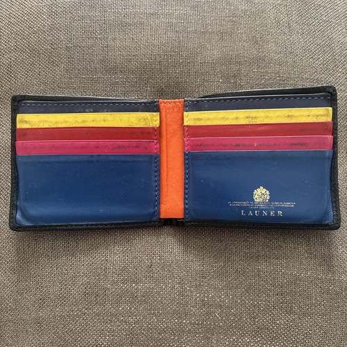 Men leather wallet launer - leather,