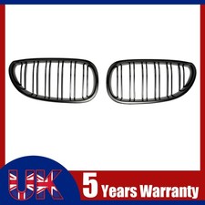 2x Gloss Black Front Hood Kidney Grille Grill For BMW E60 FRONT KIDNEY GRILLES