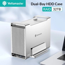 Dual Bay RAID USB Type C Hard