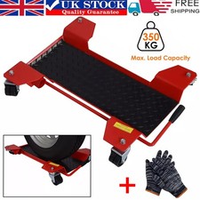 Heavy Duty Motorcycle Dolly Centre Stand Garage Parking Motorbike Mover to 350KG