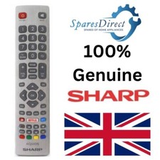 Genuine Sharp Aquos Remote Control SHW/RMC/0121 For Smart TV with Netflix F-Play