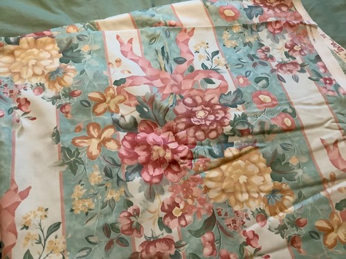 Vintage textra aqua floral - vintage,