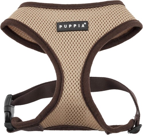 Puppia soft harness beige - puppia, harness,