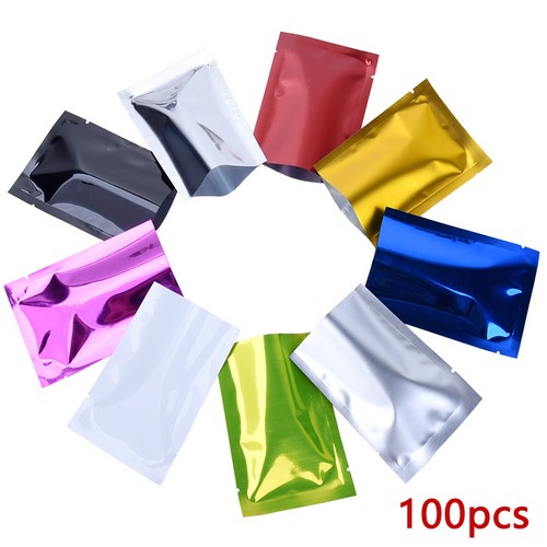 Aluminum foil bags - aluminum, open