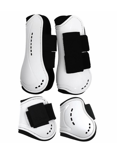 White horse tendon fetlock - white,