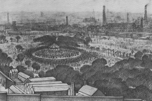 Early lowry pencil - l, drawing
