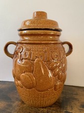 Vintage Rumtopf Brown Fruit