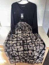 Peruzzi Black Long Dress Size