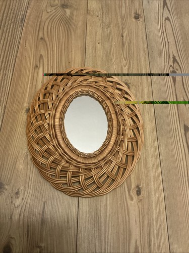 Vintage woven wicker rattan - vintage,