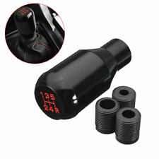 5 Speed Black Aluminum Universal Car Lever Shift Gear Knob Manual Stick Shifter