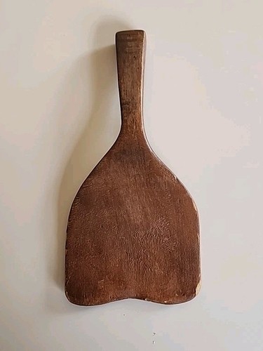 Antique wooden butter - antique, paddle