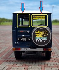 Daihatsu Taft/Wildcat/Scat/Hunter F50/F20 Scat Rear Door Glass Rubber Seal 2 Pcs