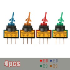 4x Rocker Switch Toggle Led