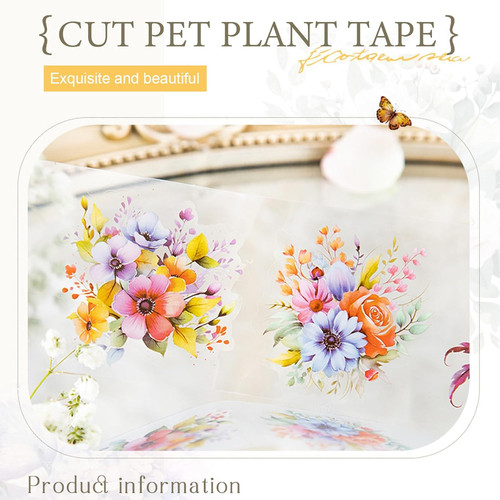 Vintage floral washi tape set - vintage,