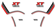 Yamaha XT 125 1982 - body kit sticker decals - XT125 - 82 white - white