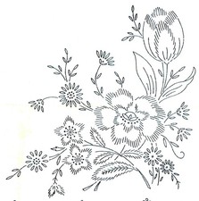 Vintage Embroidery Transfer