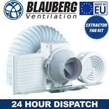 Inline High Power Shower Timer Fan Complete Kit 100mm