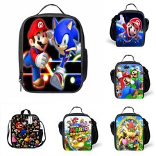 Super Mario Character Insulated Lunch Bag Food Picnic Box Sack Lunchbox Bag