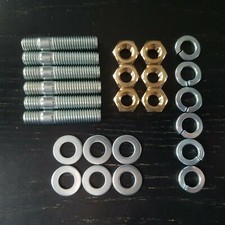 CVH Inlet Manifold Studs & Nuts Ford Escort Mk3 Mk4 Fiesta Orion ZINC Studs