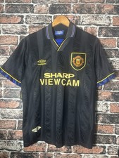 Vintage Umbro Manchester United 1993/1995 away football shirt jersey size M