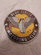 Blue circle cement motoring - blue,