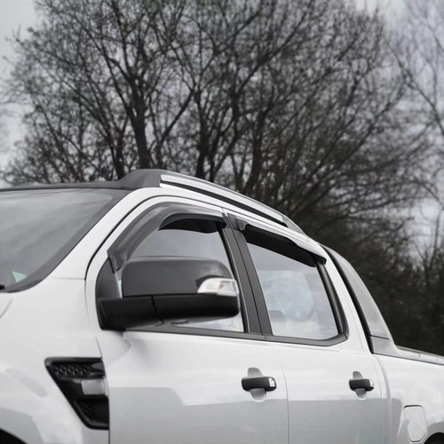 Black wind deflectors window - wind,